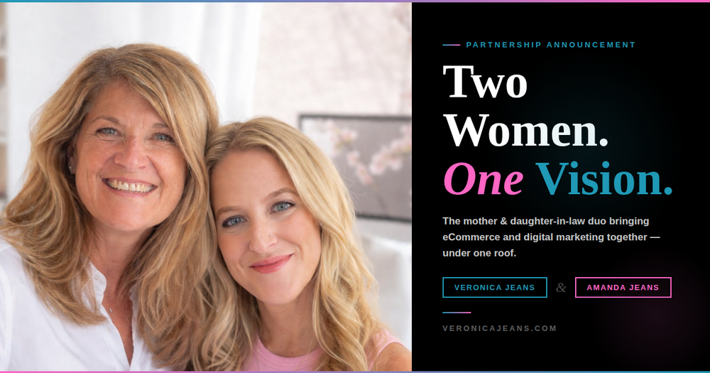 A New Chapter: Two Women. One Vision.